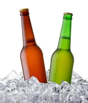 Cool beer bottle Stock Photos