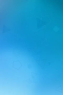 Cool blue abstract background with soft translucent polygon and triangle li.. Stock Illustration
