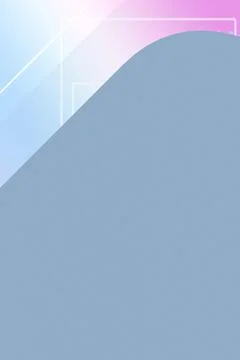 Cool blue abstract composition with layered rounded shapes, faint rectangul.. Illustrazione stock