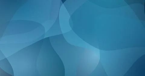 Cool blue abstract forms and flowing curves with subtle light gradients Illustrazione stock