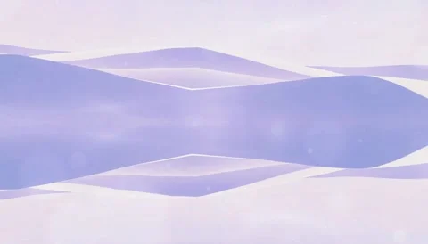 Cool Blue Abstract Waves - Seamless, Tranquil Animation for Relaxation Stock Footage 305229782