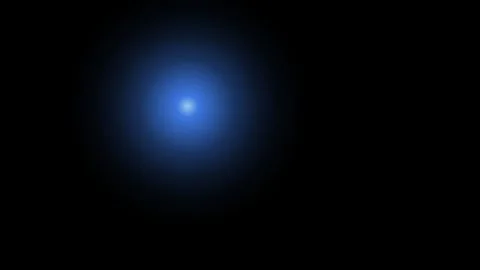 Cool blue light glow orb overlay for soft overlay. Video overlay Vídeos de archivo 342623236