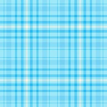 Cool blue plaid pattern. Calm, refreshing, and versatile background. Perfect  Stock Illustration