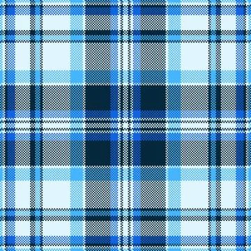 Cool blue plaid pattern.  Perfect for textile design, website backgrounds, or Stock Illustration