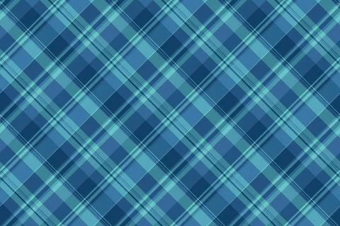 Cool blue plaid pattern. A seamless design with interwoven lines, perfect for イラスト素材