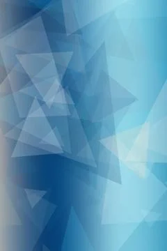 Cool blue polygon facets form an abstract geometric texture, offering a cal.. Illustrazione stock