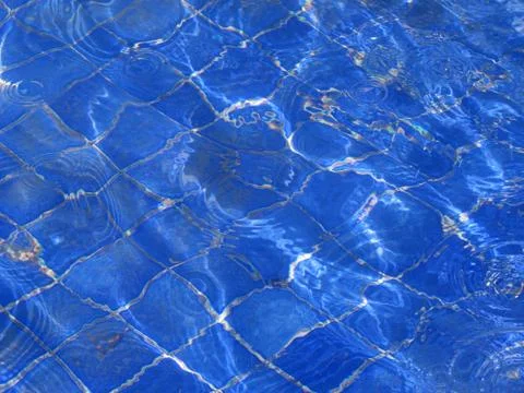 Cool blue pool Foto stock