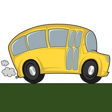 Cool bus Stock Illustration