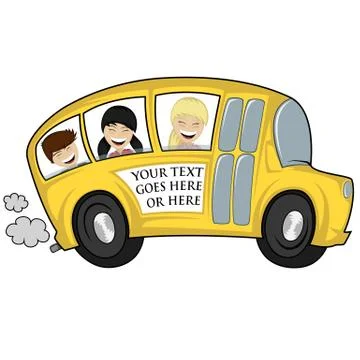 Cool bus Stock Illustration