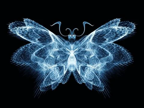 Cool Butterfly Stock Illustration