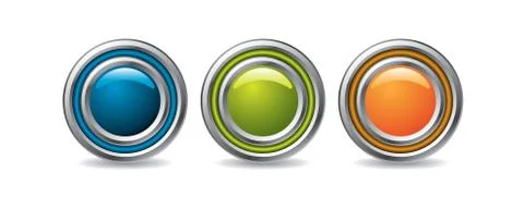 Cool buttons for the web Illustrazione stock