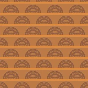 Cool cafe brown vector pattern illustration 스톡 일러스트