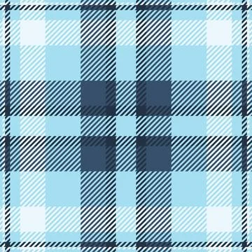 Cool, calming blue and white plaid pattern.  Perfect for textile design, webs Stock Illustration