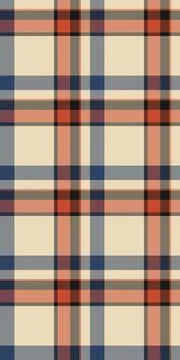 Cool check seamless pattern, greeting card tartan texture vector. Bandana t.. Stockillustratie
