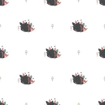 Cool Christmas patterns in Scandinavian style for your designs, prints and Illustrazione stock