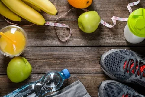 Cool circle made of important things Stock Photos