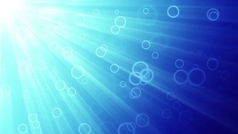 Cool Circles and Light Rays Stock Footage 78594363