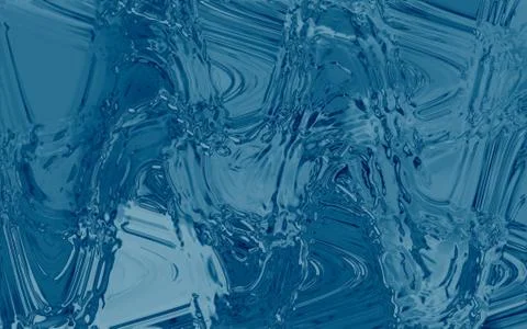 Cool, clear and refreshing blue water background Stock Illustration