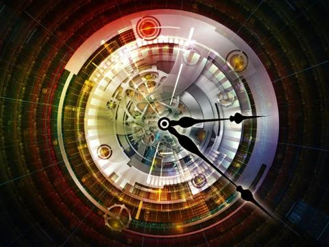 Cool Clockwork Illustrazione stock