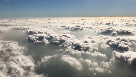 Cool Clouds from Aircraft Stock Footage 112183533