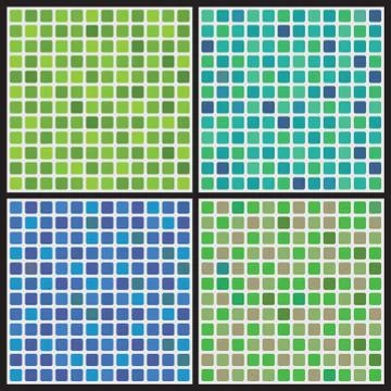 Cool Color Set Graphic Background Vector Illustration Stock Illustration