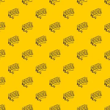 COOL, comic text speech bubble pattern 스톡 일러스트