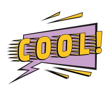 Cool comic word 스톡 일러스트