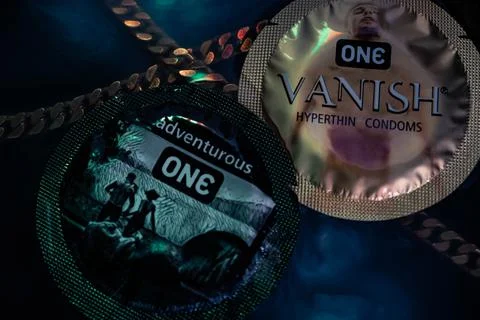 Cool condoms Foto stock
