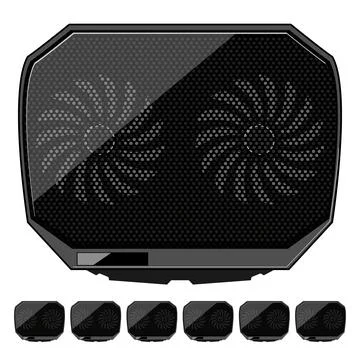 Cool cooling pad cartoon vector graphic Illustrazione stock