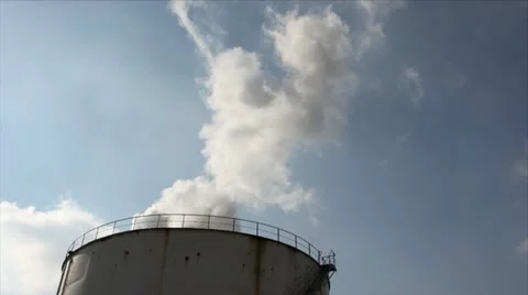 Cool Cooling Towers Stock Footage 24658464