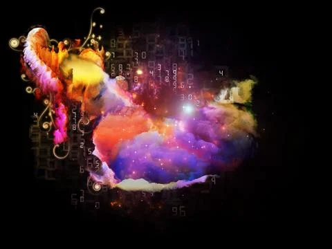 Cool Design Nebulae イラスト素材