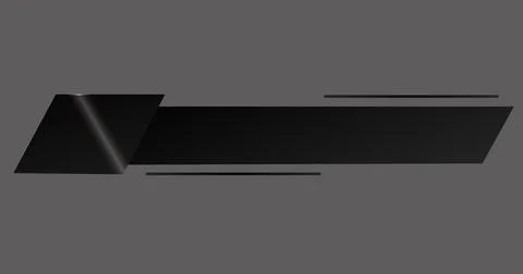 Cool designed a modern lower third in the high-resolution. Modern cooled de.. Stock Illustration
