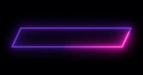 Cool-designed neon lower third in high resolution. Cool neon color lower th.. Stock Illustration