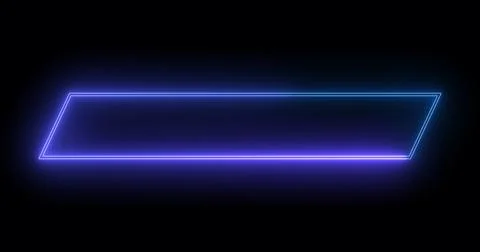 Cool-designed neon lower third in high resolution. Cool neon color lower th.. Stock Illustration