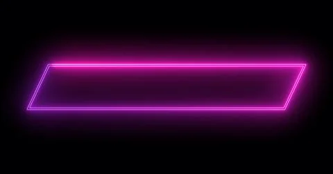 Cool-designed neon lower third in high resolution. Cool neon color lower th.. Stock Illustration