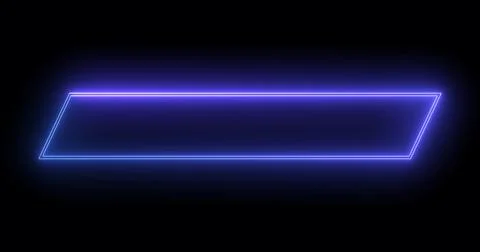 Cool-designed neon lower third in high resolution. Cool neon color lower th.. Stock Illustration