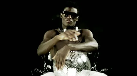 Cool disco guy sequence 4K Stock Footage 12249312