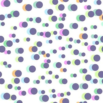 Cool Dots Vector Repeat Pattern Texture In Purple And White Stock Illustration