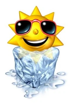 Cool down refreshment 库存插图