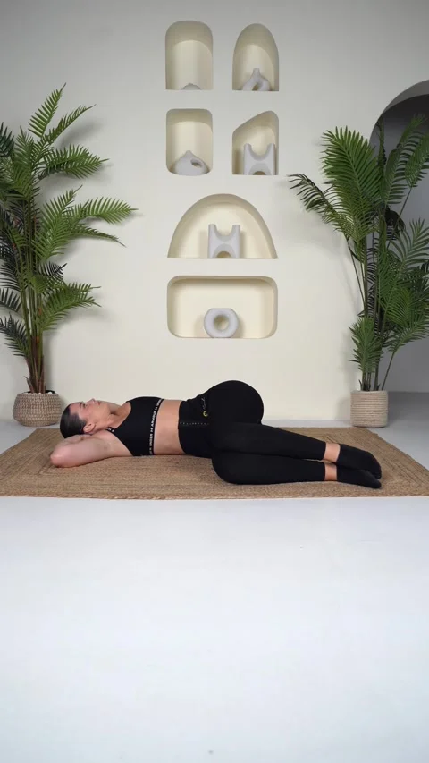 Cool down stretch Stock Footage 314186342