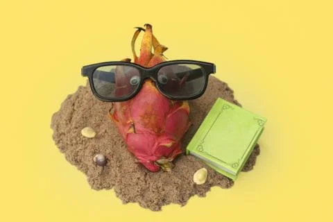 Cool dragon fruit 스톡 사진