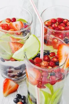 Cool drink close-up Stock Photos