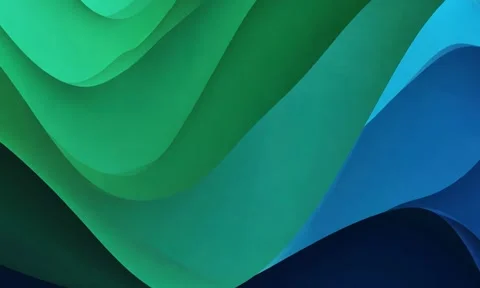 A cool emerald green and dark blue gradient background Stock Footage 304565545
