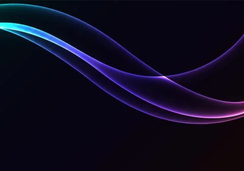 Cool flame curve layer abstract background Stock Illustration