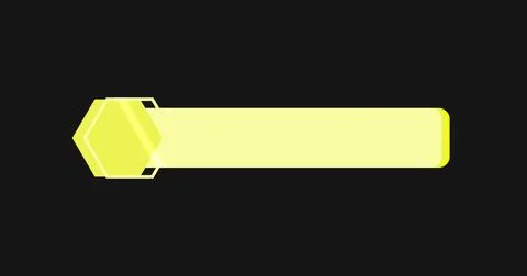 Cool futuristic designed lower third animation. Suitable for greetings, cel.. Stock Illustration