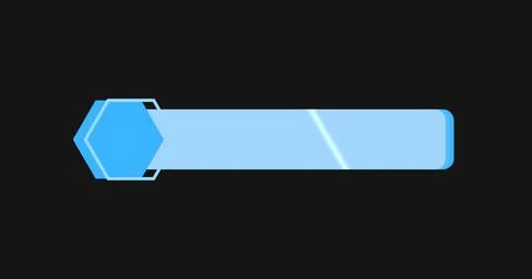Cool futuristic designed lower third animation. Suitable for greetings, cel.. Stock Illustration