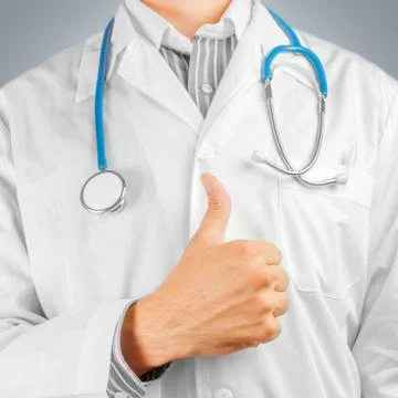 Cool gesture doctor Stock Photos