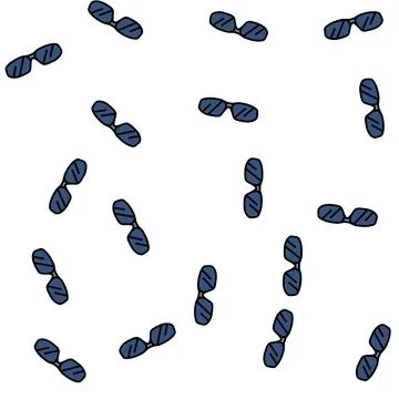 Cool glasses optical vector seamless pattern Stock Illustration