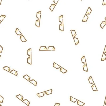Cool glasses optical vector seamless pattern Illustrazione stock