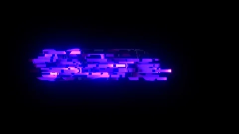 Cool glitch CODING text animation background logo seamless loop New quality Stock Footage 99922630